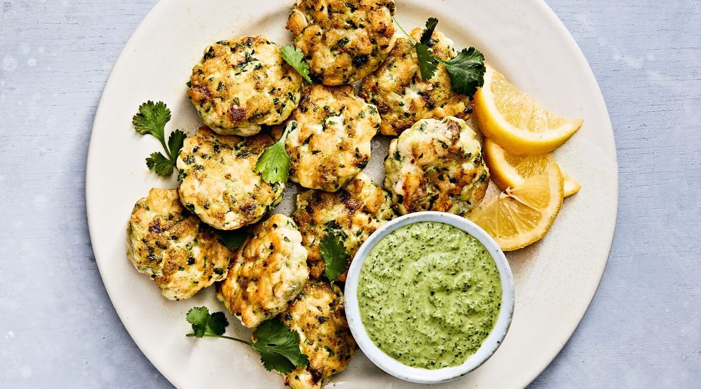 Middle Eastern Barramundi Cakes with Green Tahini Sauce | The Better ...